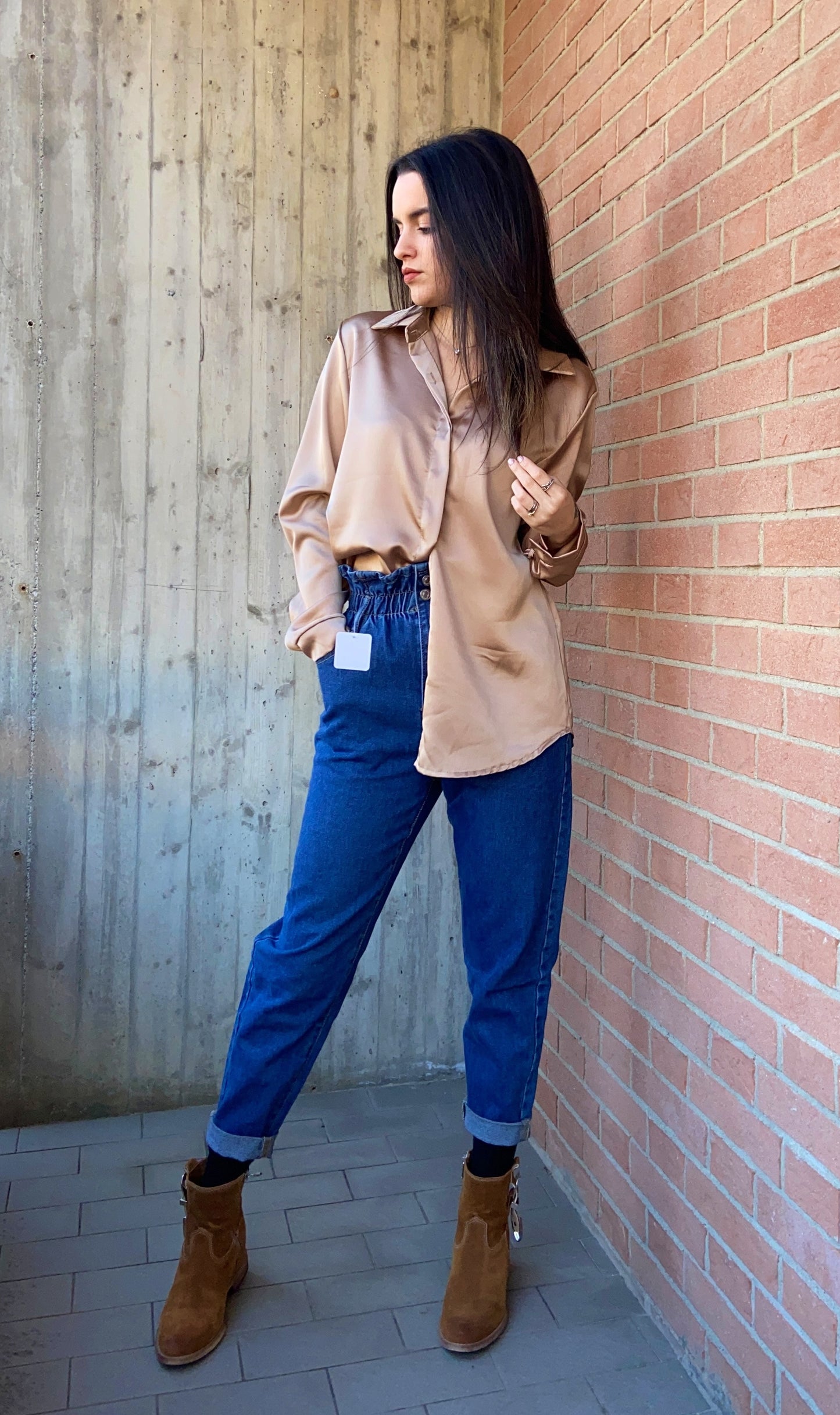 Jeans caramella
