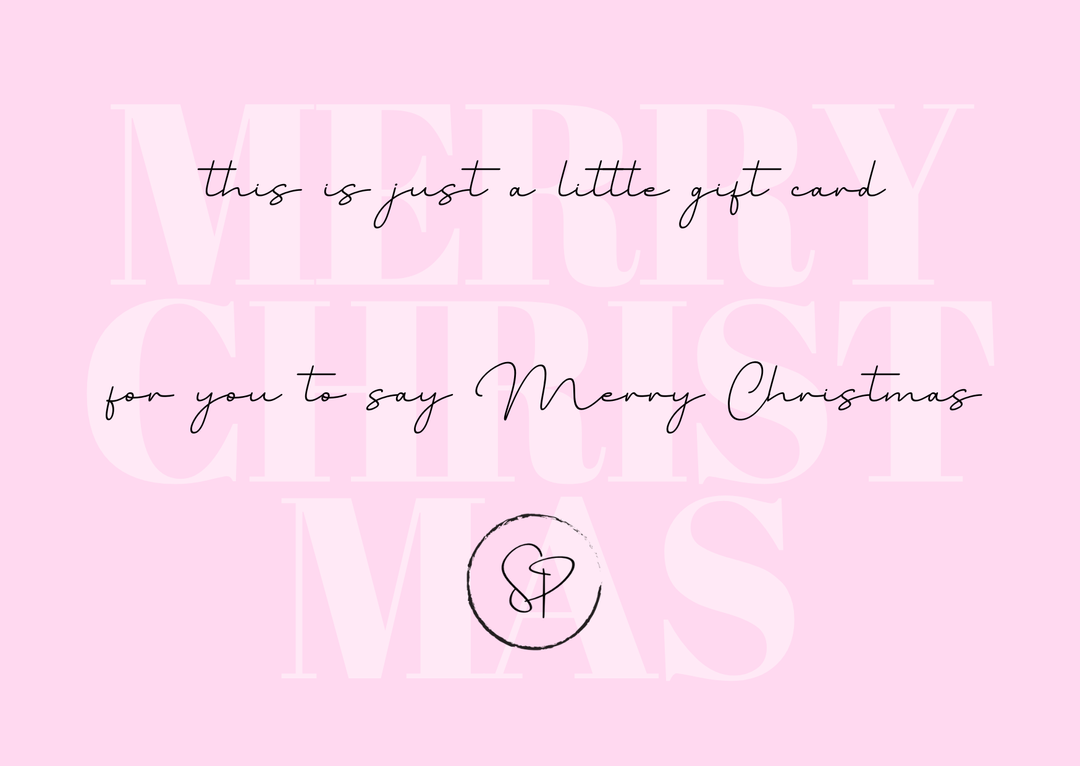 Christmas gift card