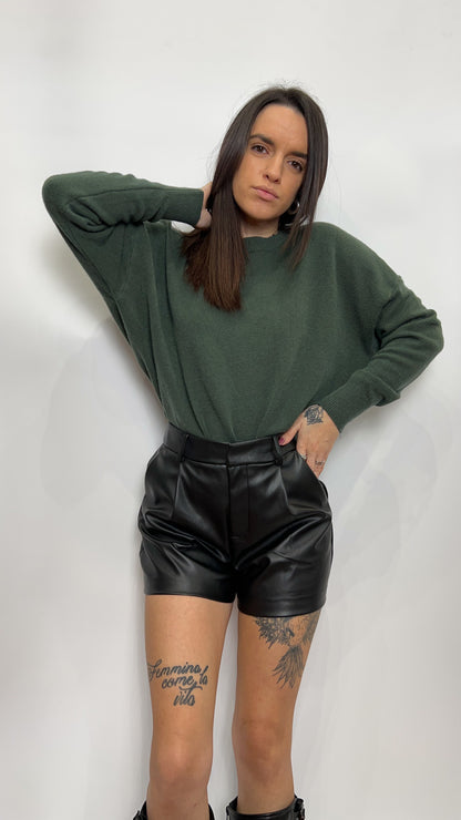Shorts ecopelle