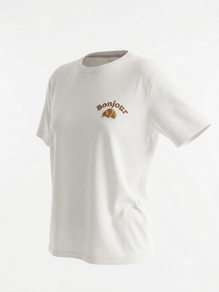 T-shirt bonjour