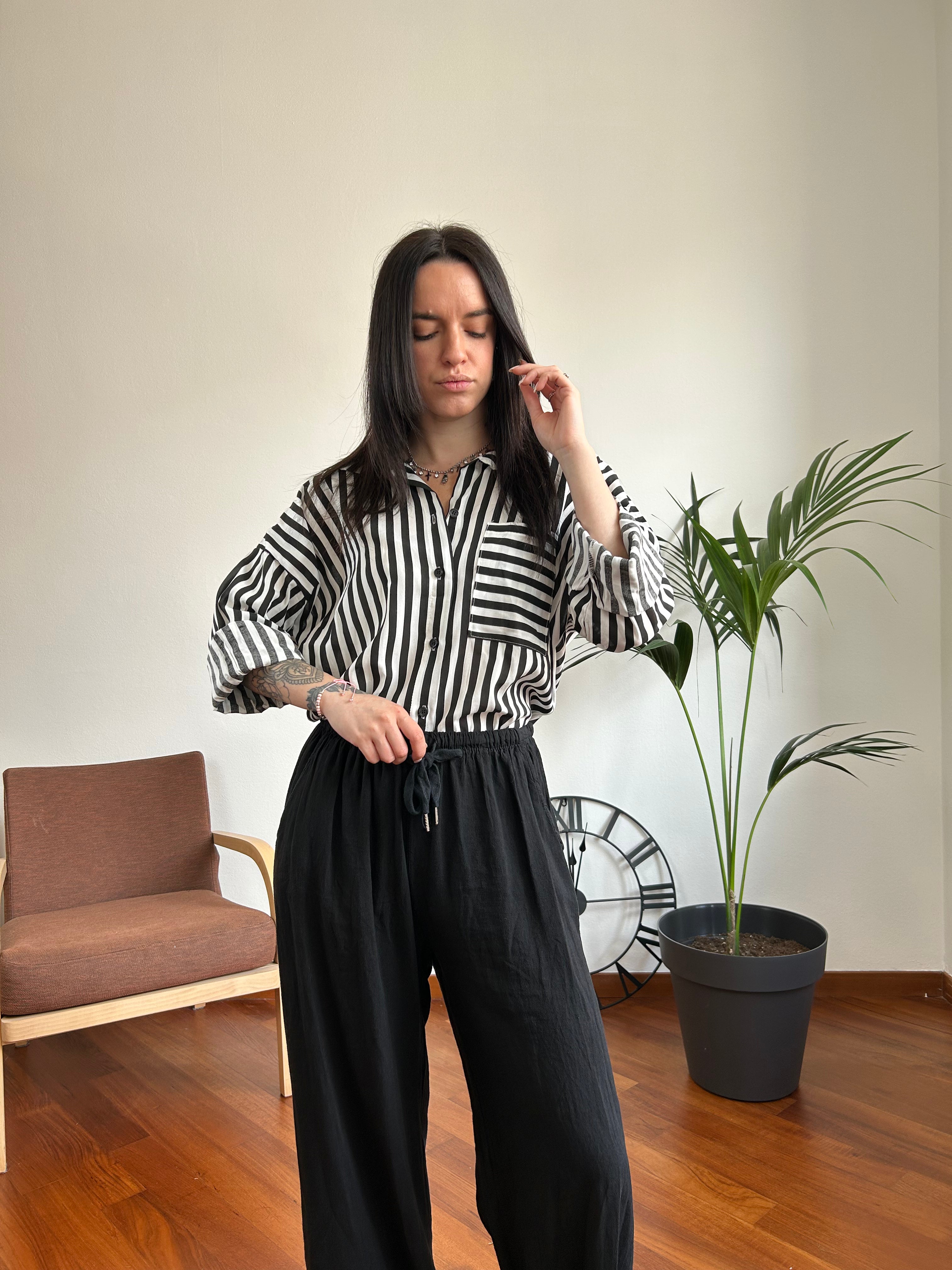 Camicia a righe