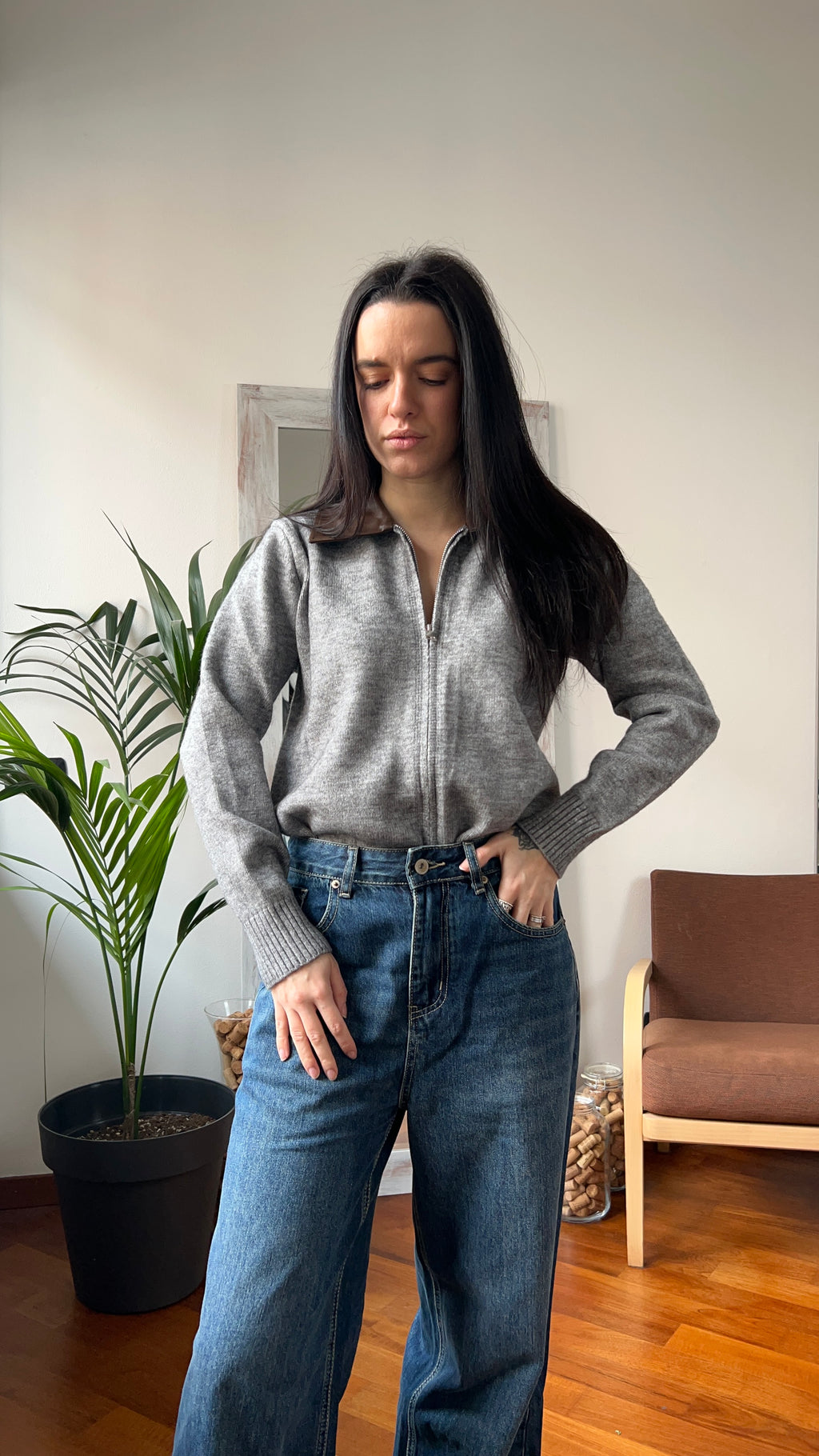 Maglioncino zip