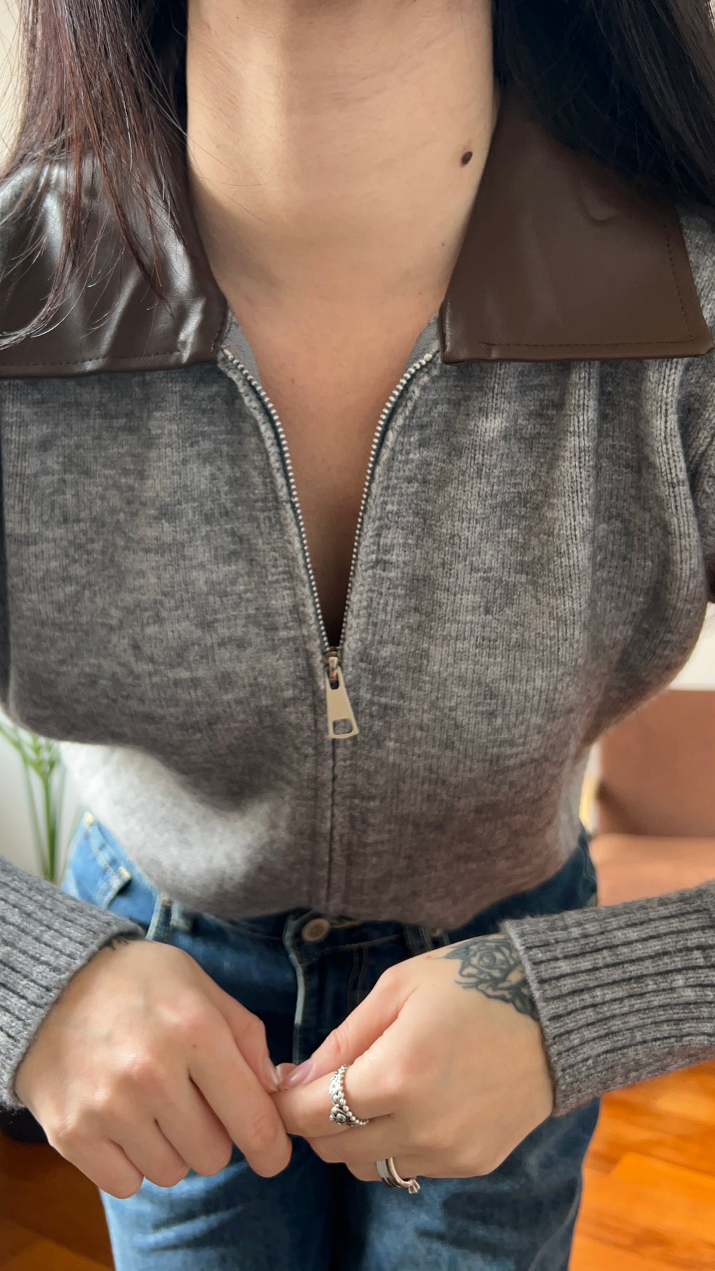 Maglioncino zip