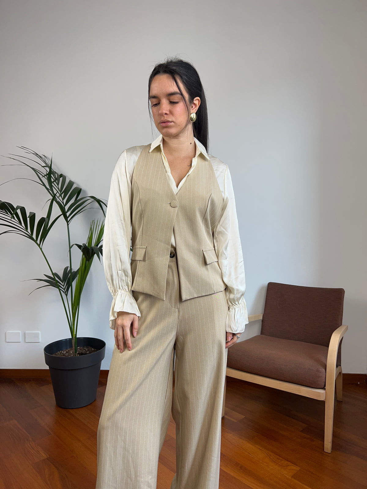 Gilet gessato