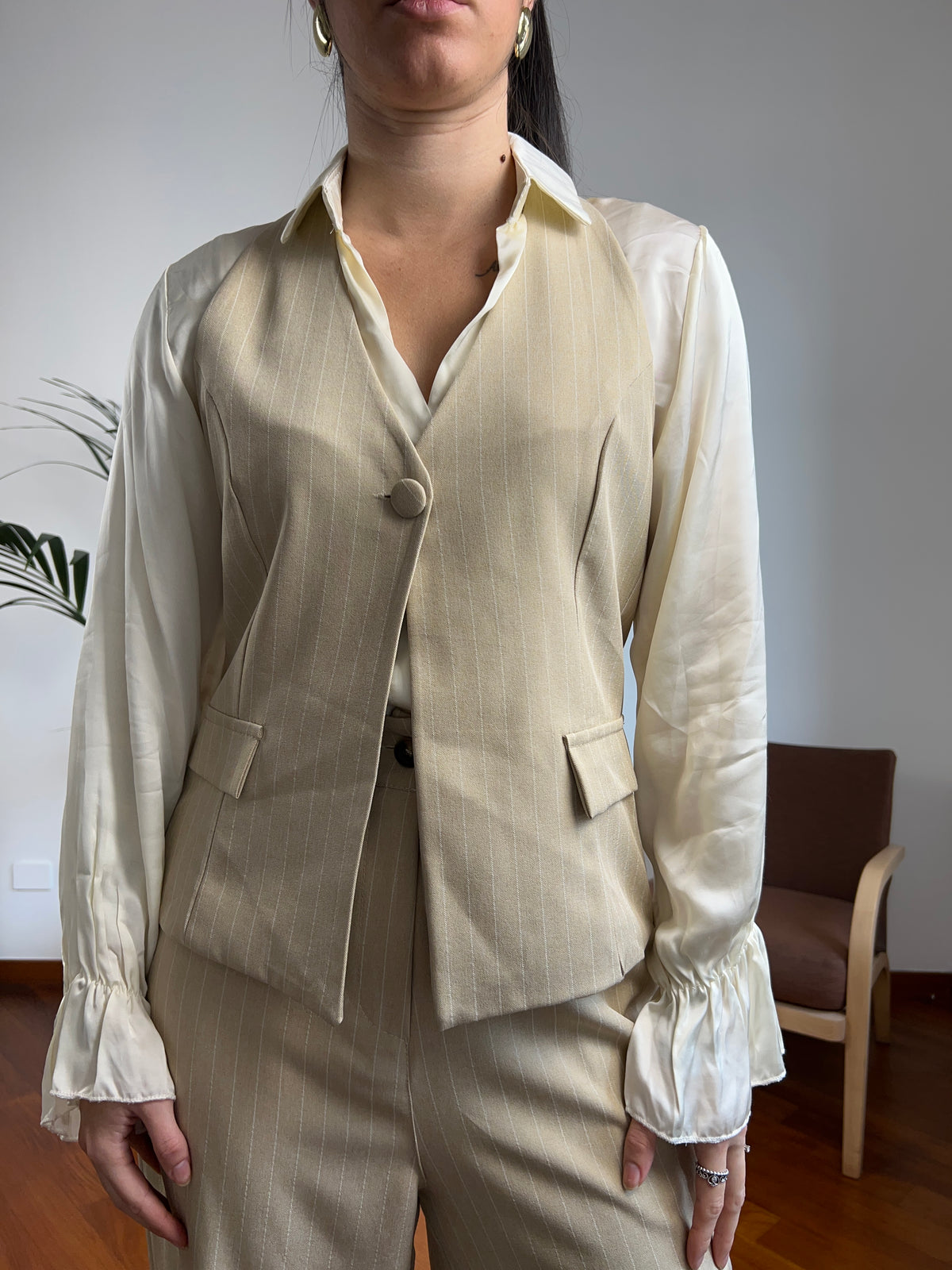 Gilet gessato