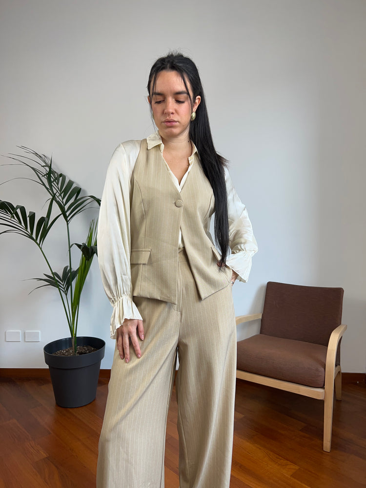 Gilet gessato
