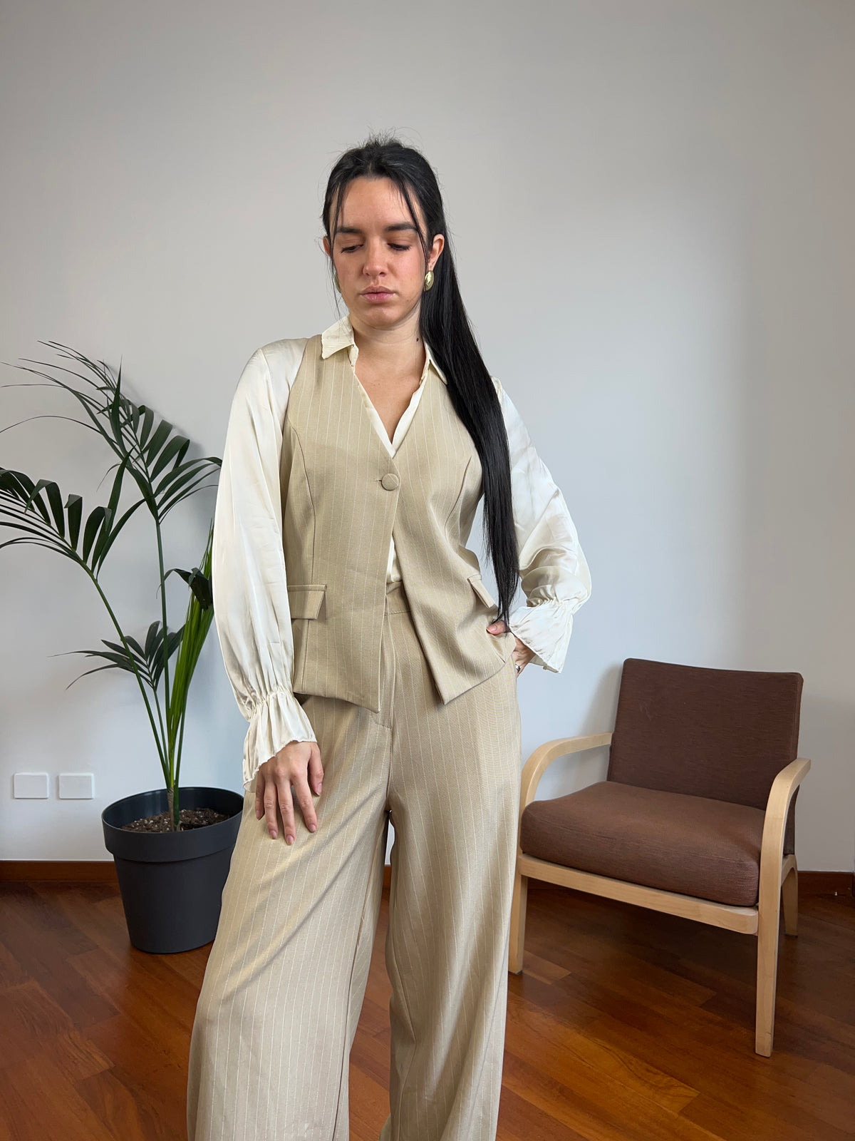 Gilet gessato