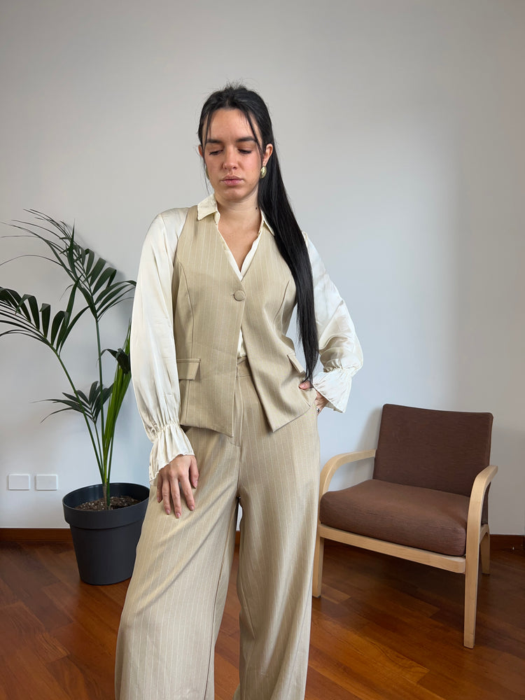 Gilet gessato