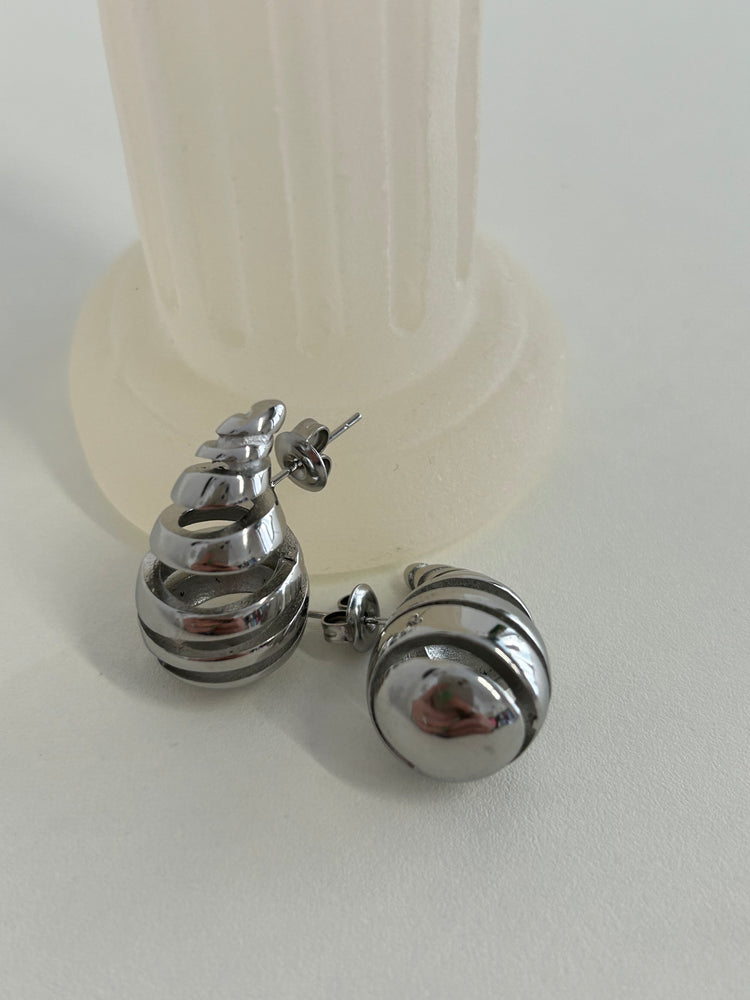 Orecchini drop spirale