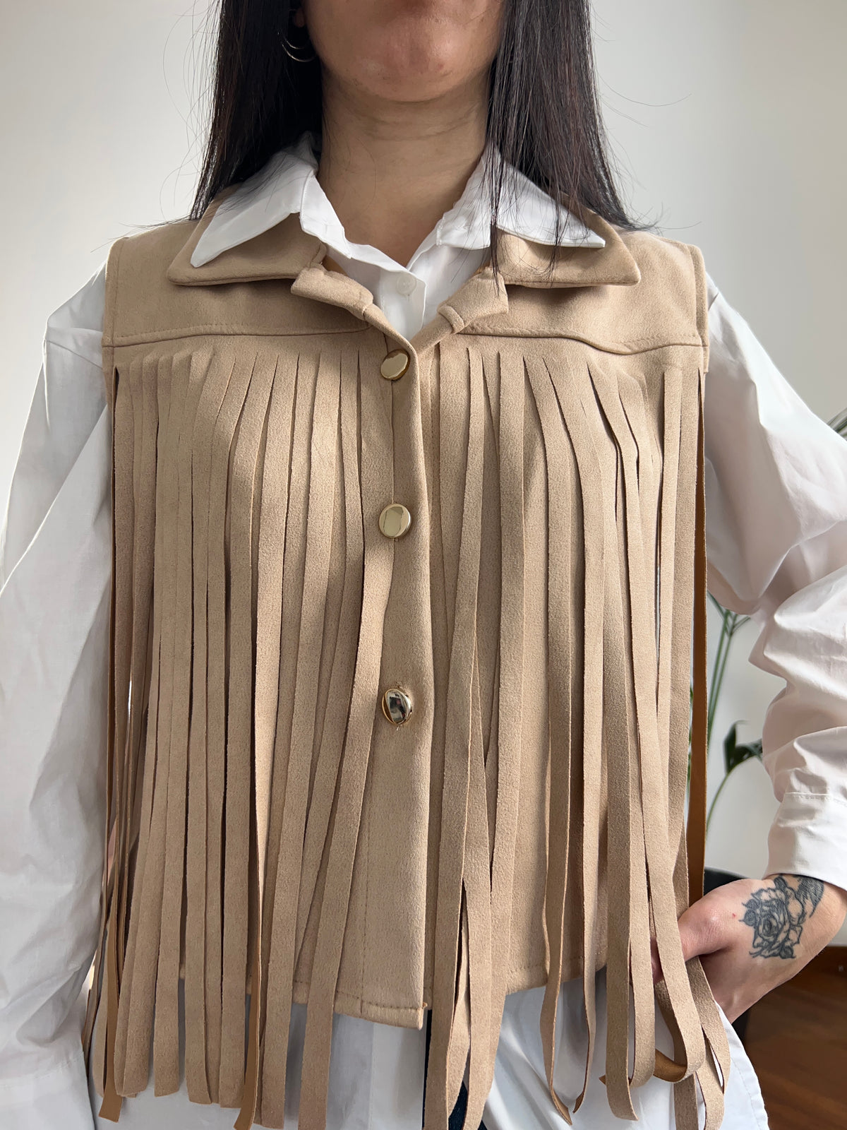 Gilet frange