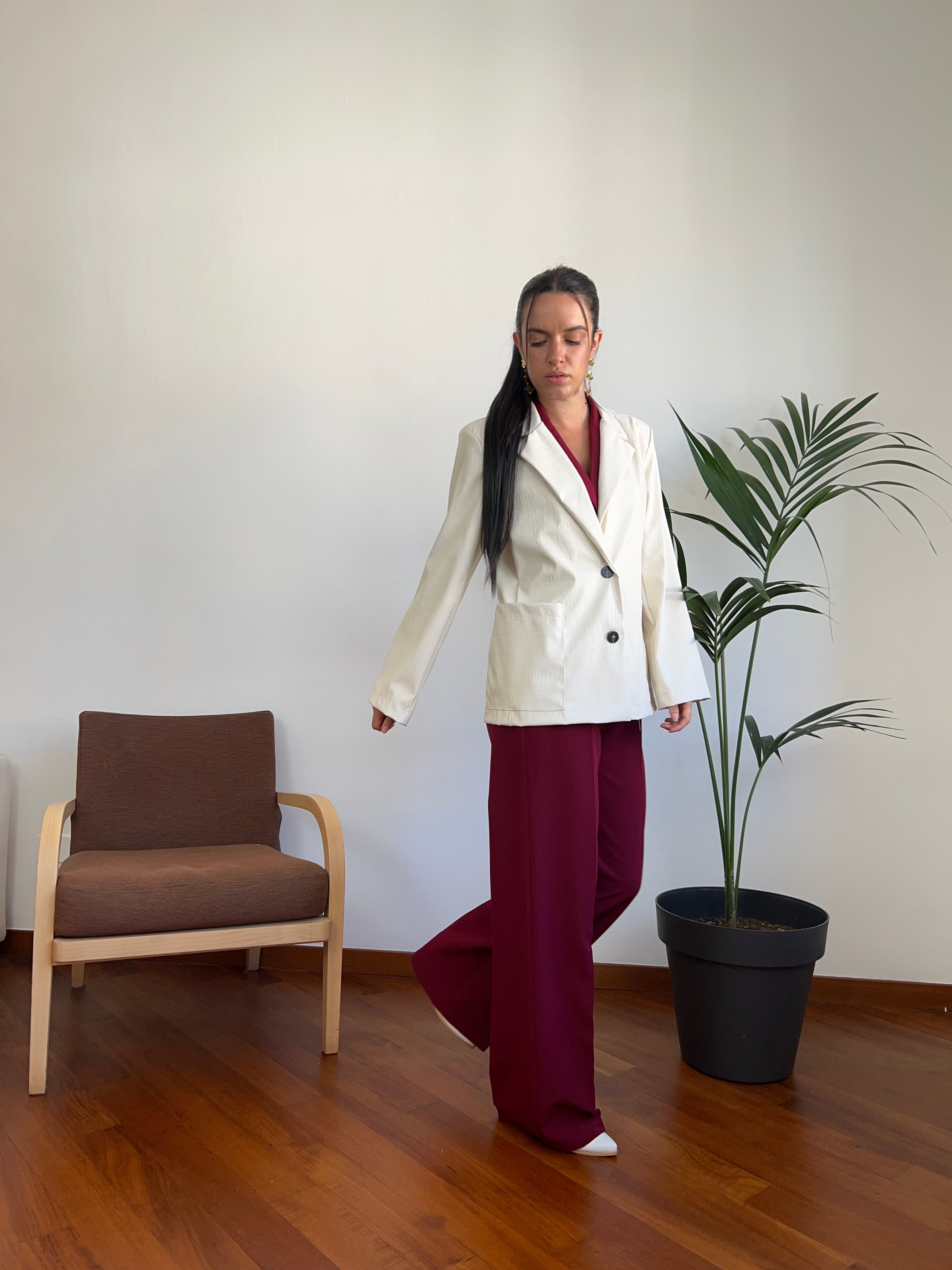 Blazer ecopelle
