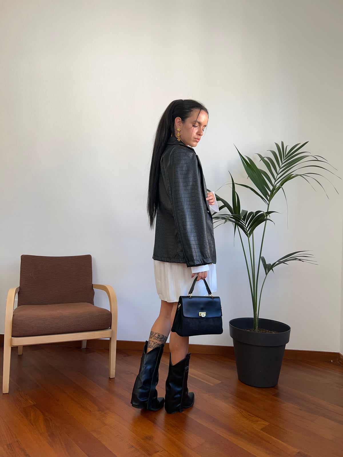 Blazer ecopelle