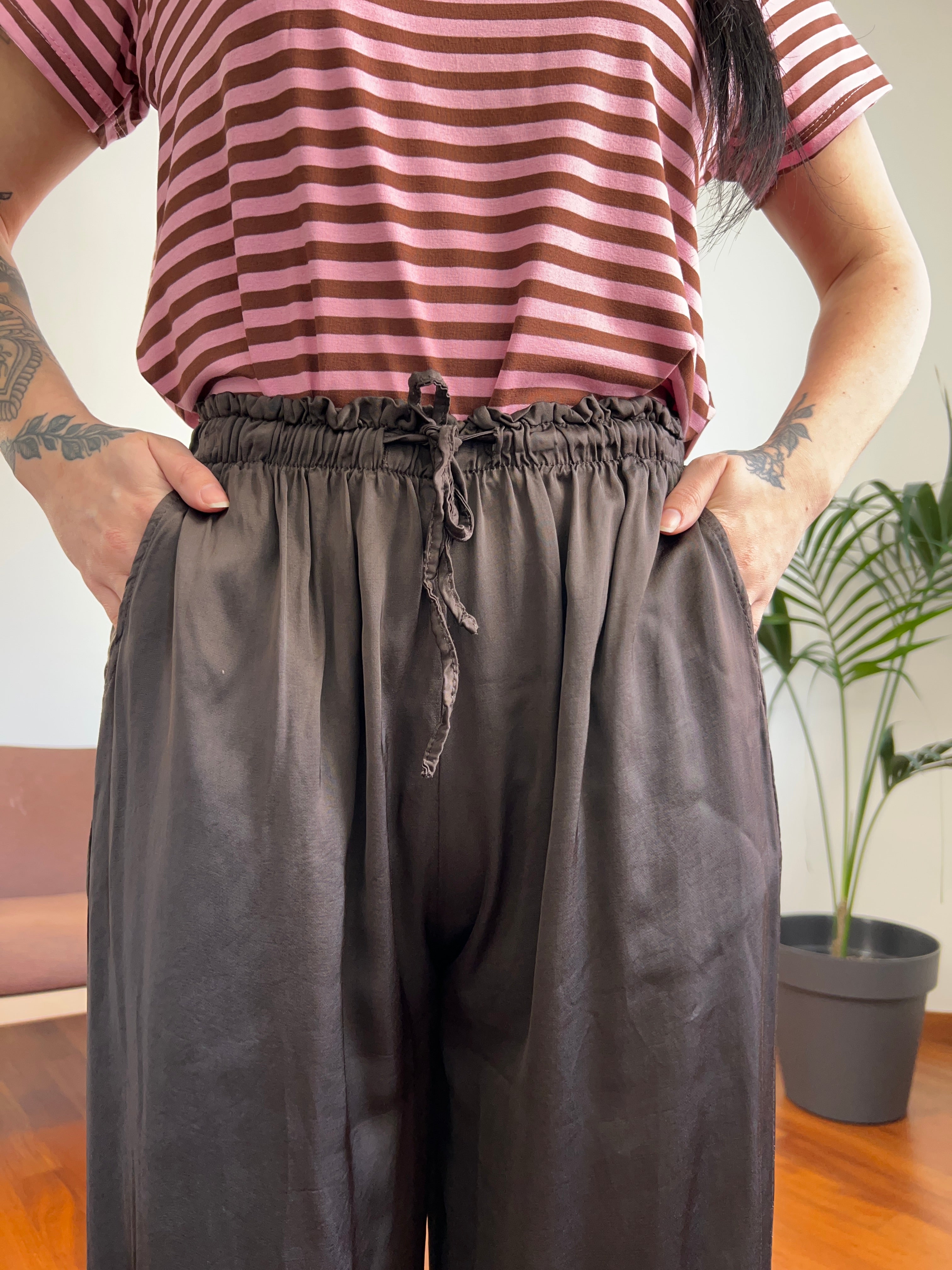 Panta palazzo satin