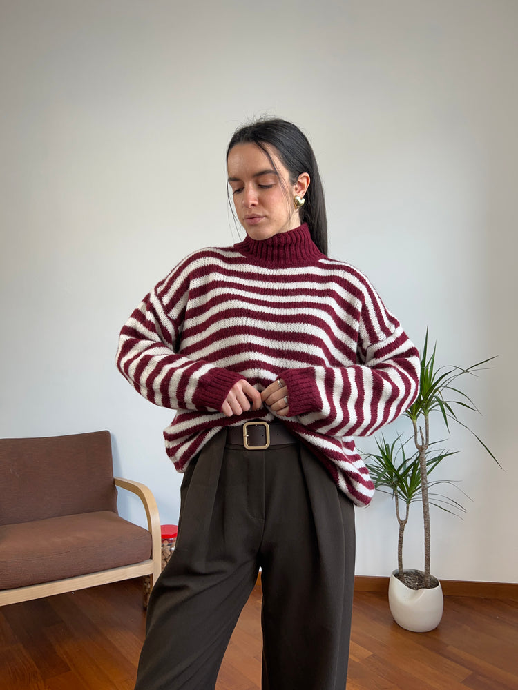 Maglione misto lana
