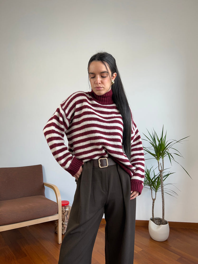 Maglione misto lana