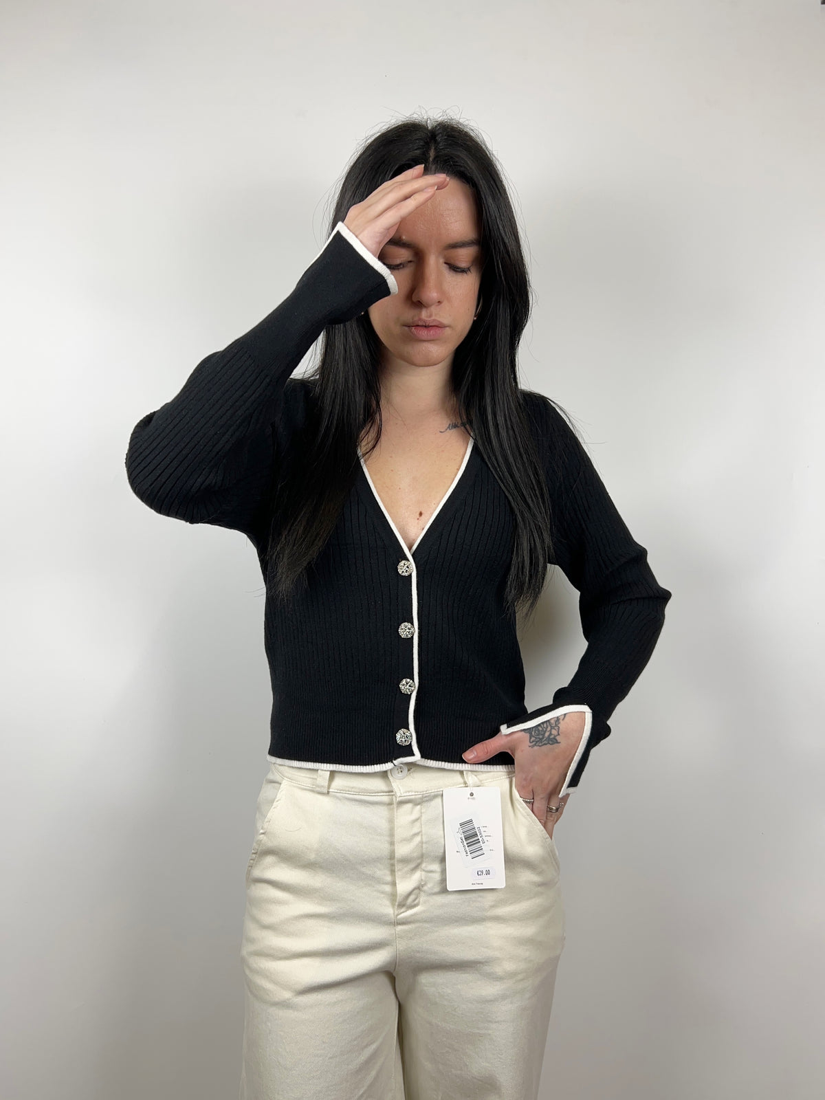 Cardigan gioiello