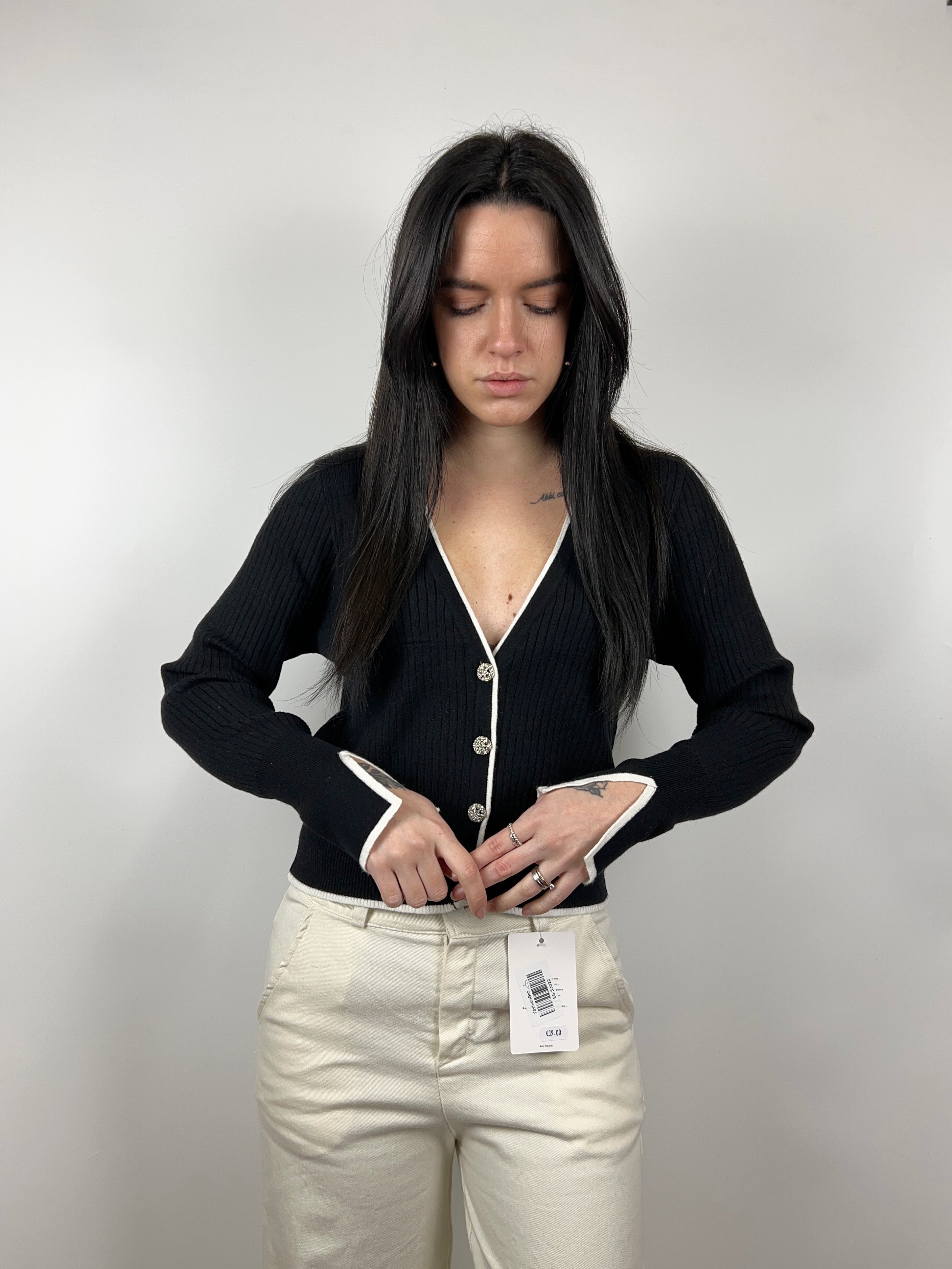 Cardigan gioiello