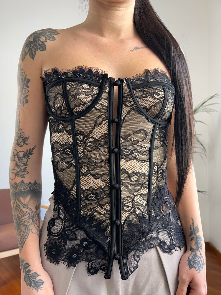 Corsetto pizzo