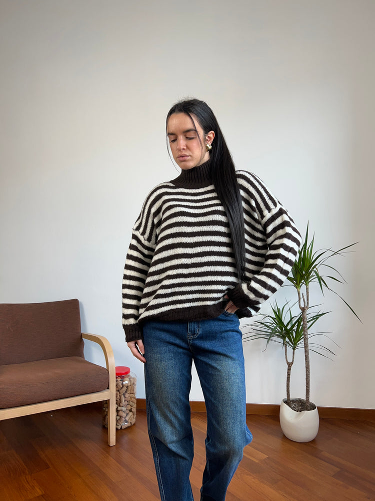 Maglione misto lana