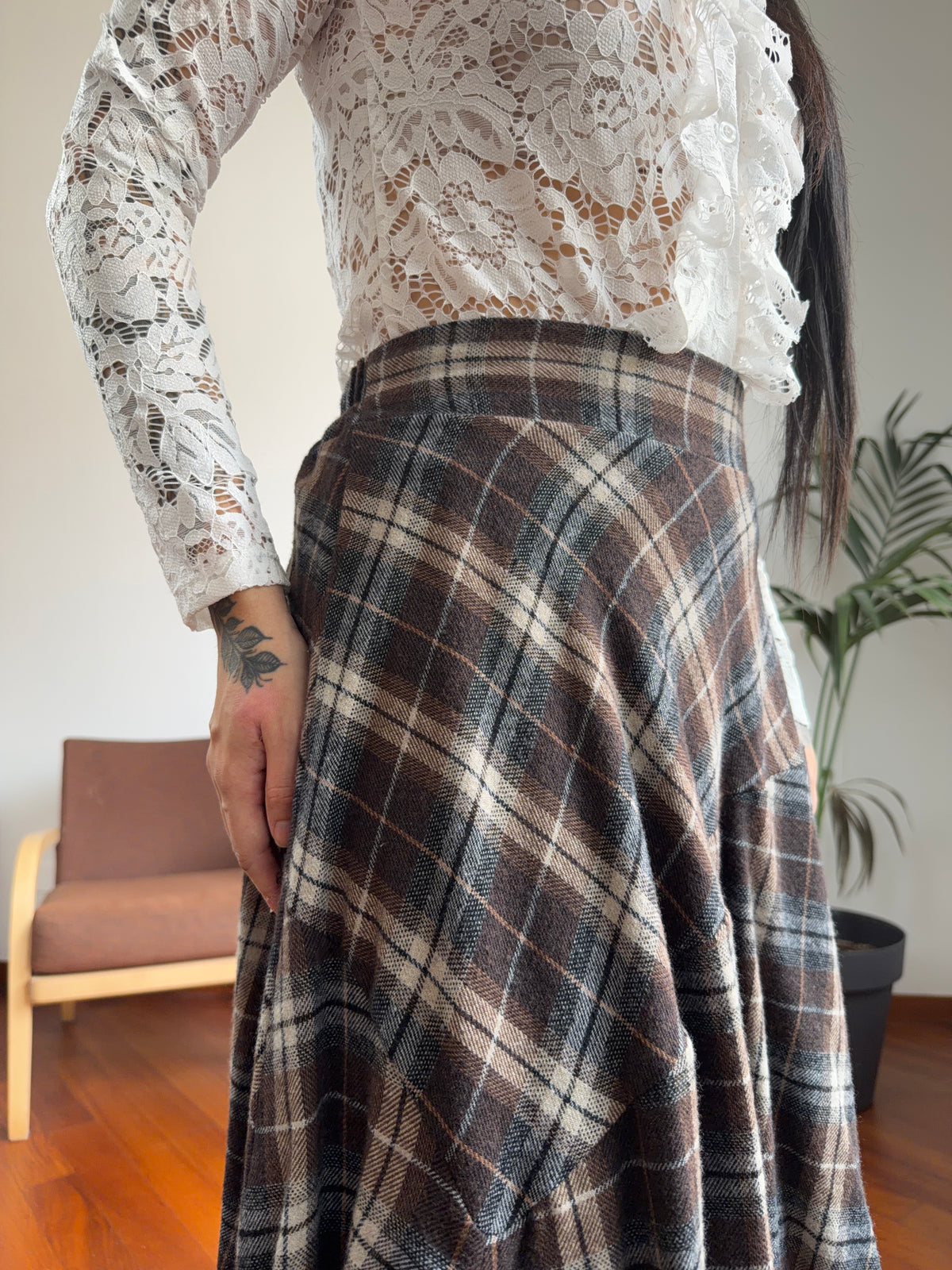 Gonna lunga tartan