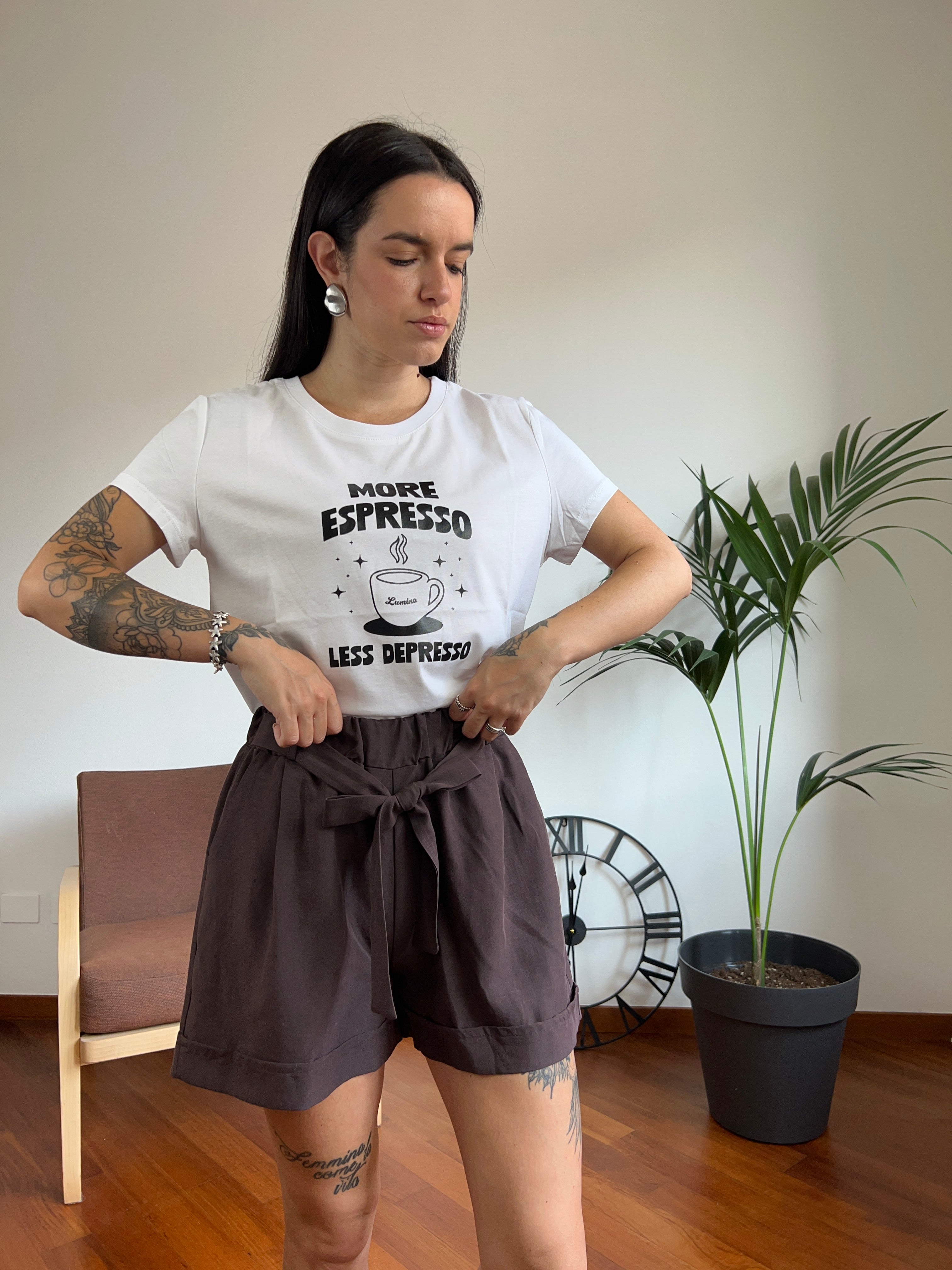 T-shirt espresso