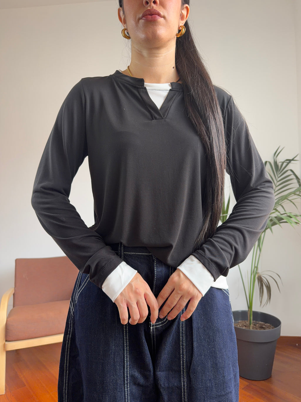 Maglia bicolor