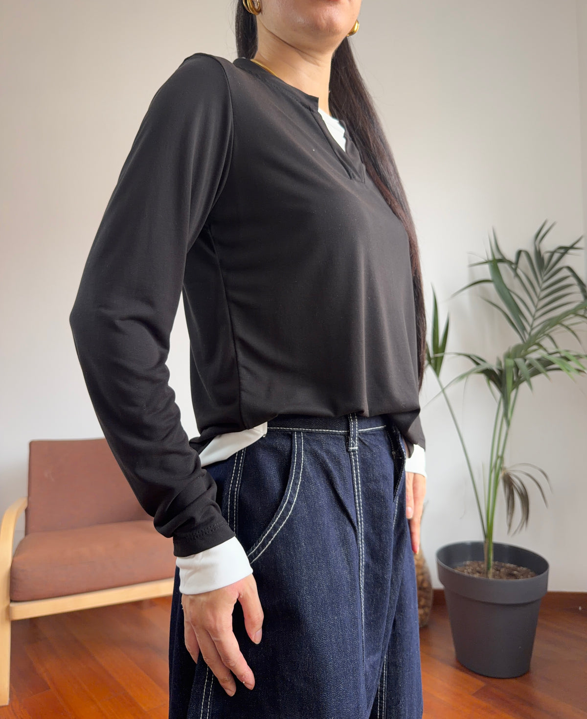 Maglia bicolor