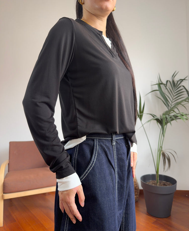 Maglia bicolor