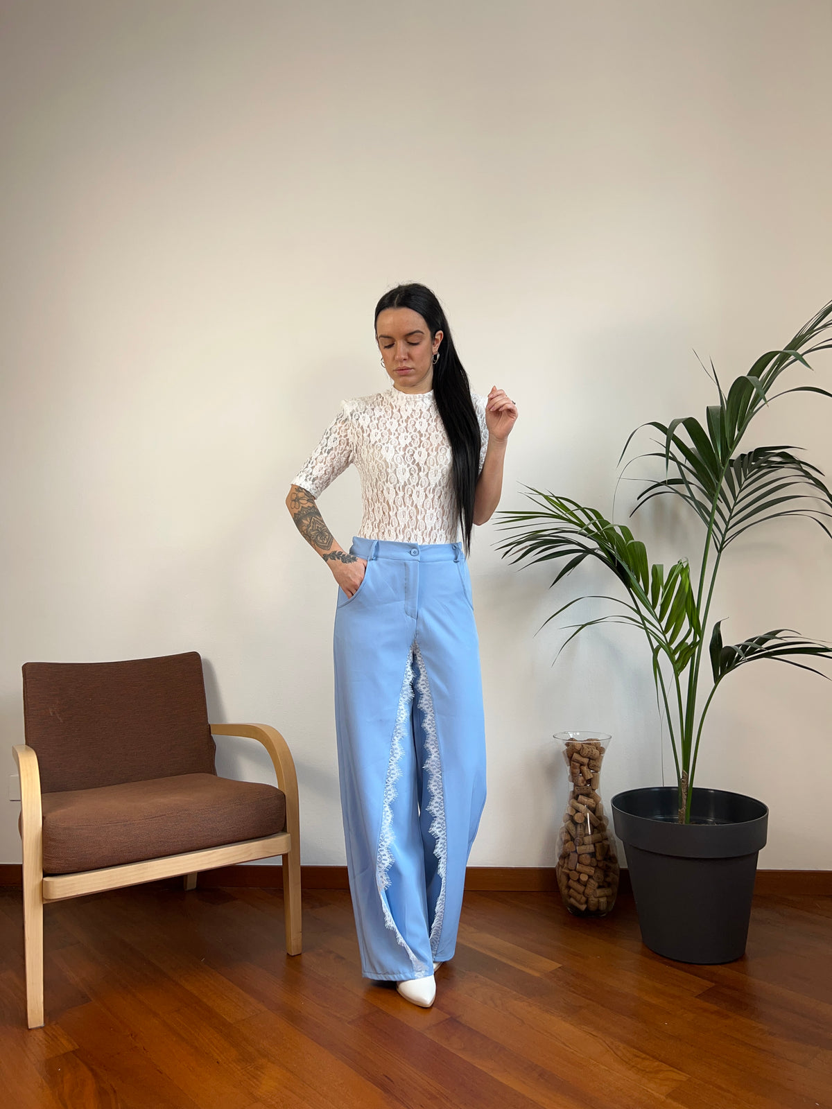 Pantalone pizzo