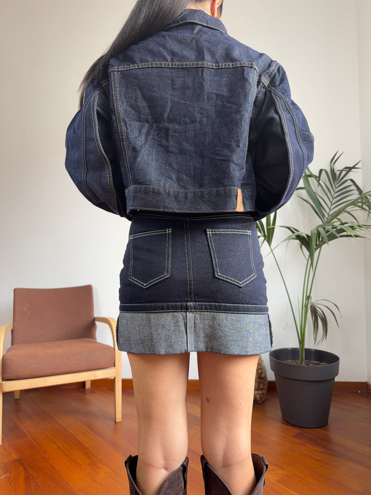 Minigonna denim