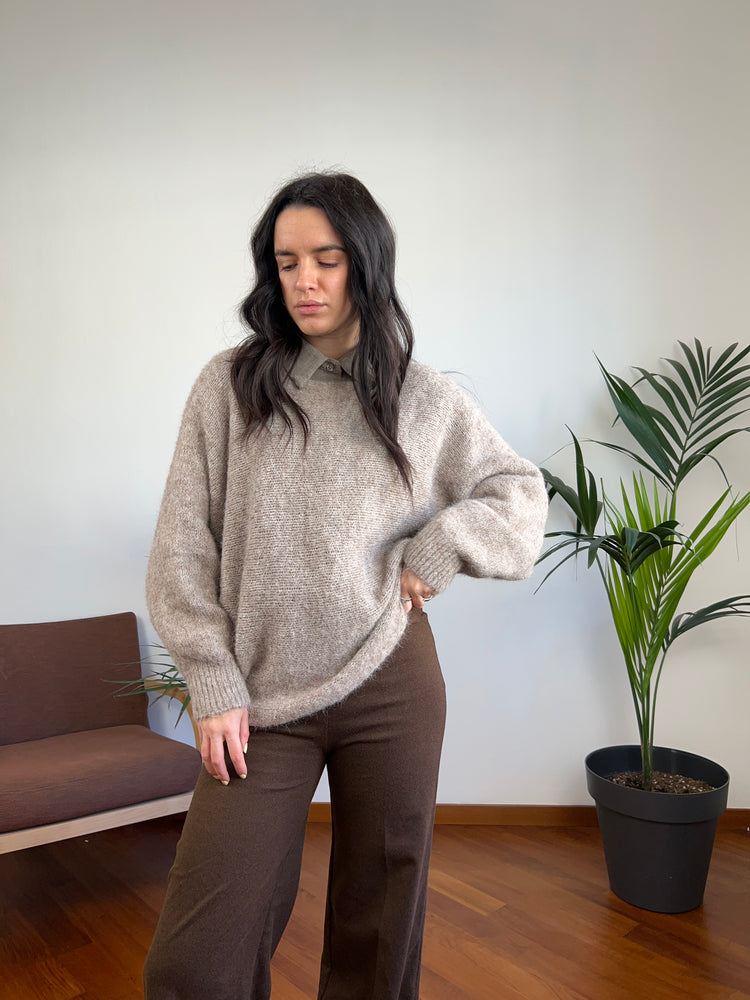 Maglione tortora