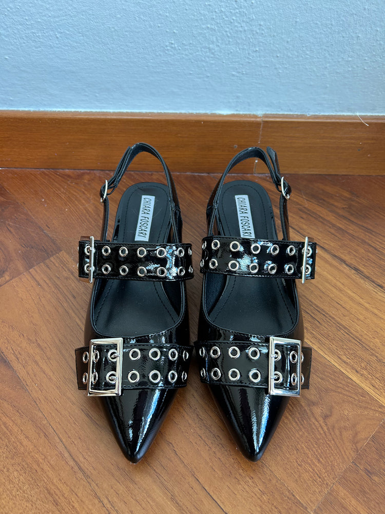 Slingback vernice