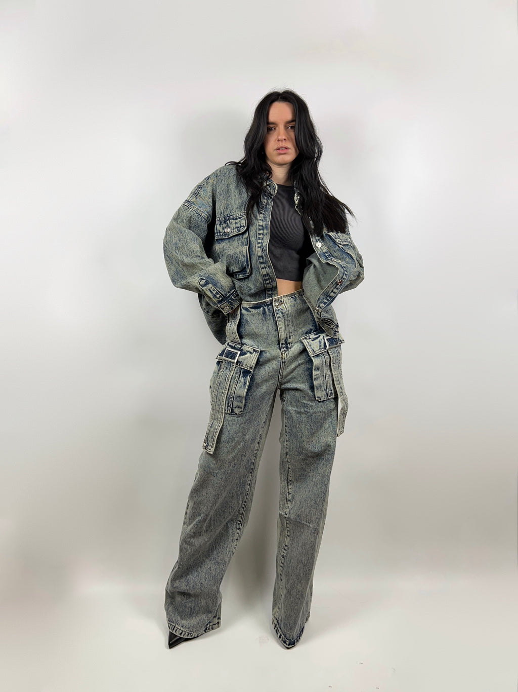 Camicia Denim Destroy