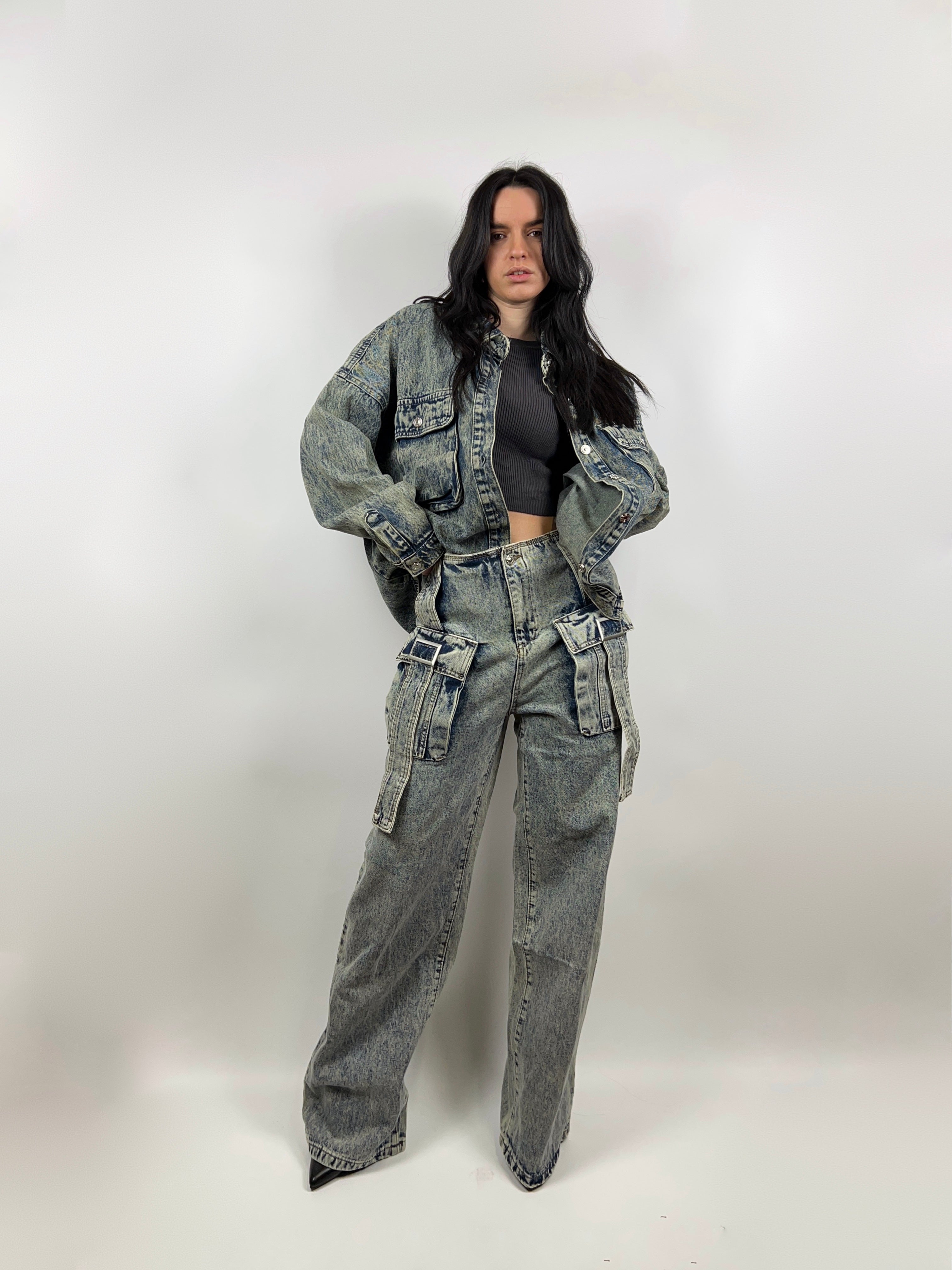 Camicia Denim Destroy