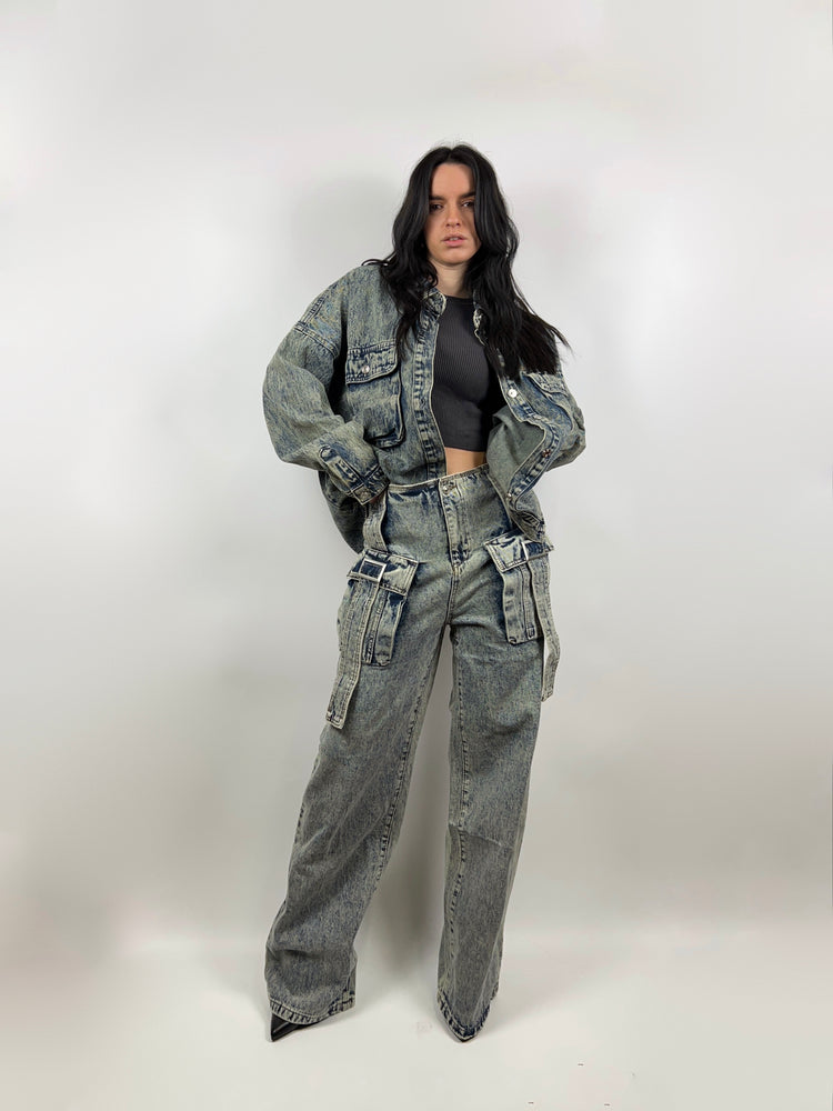 Camicia Denim Destroy
