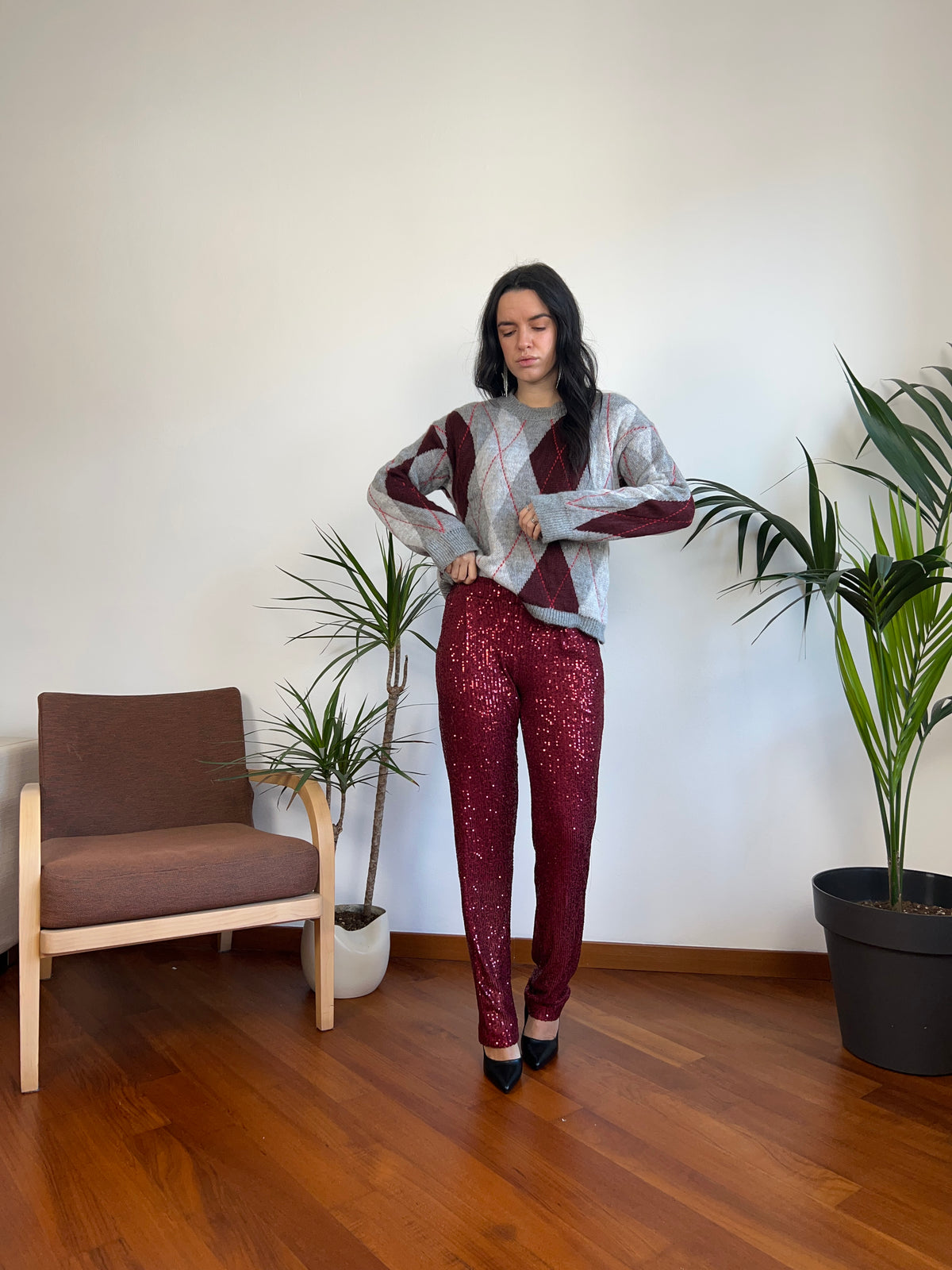 Panta paillettes
