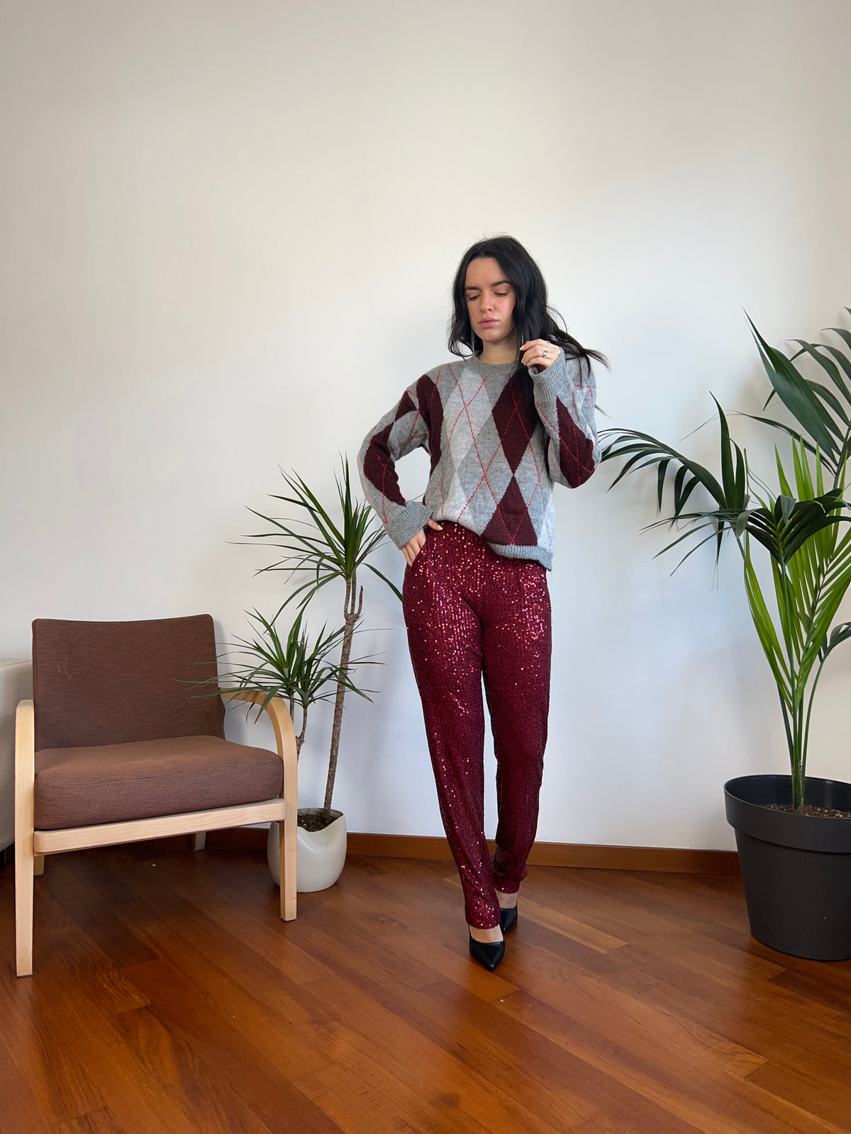 Panta paillettes