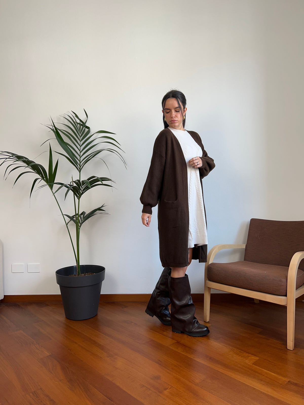 Cardigan lungo