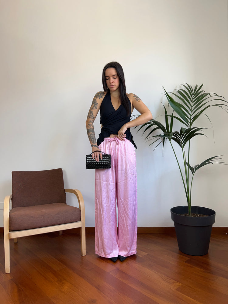 Pantalone in raso