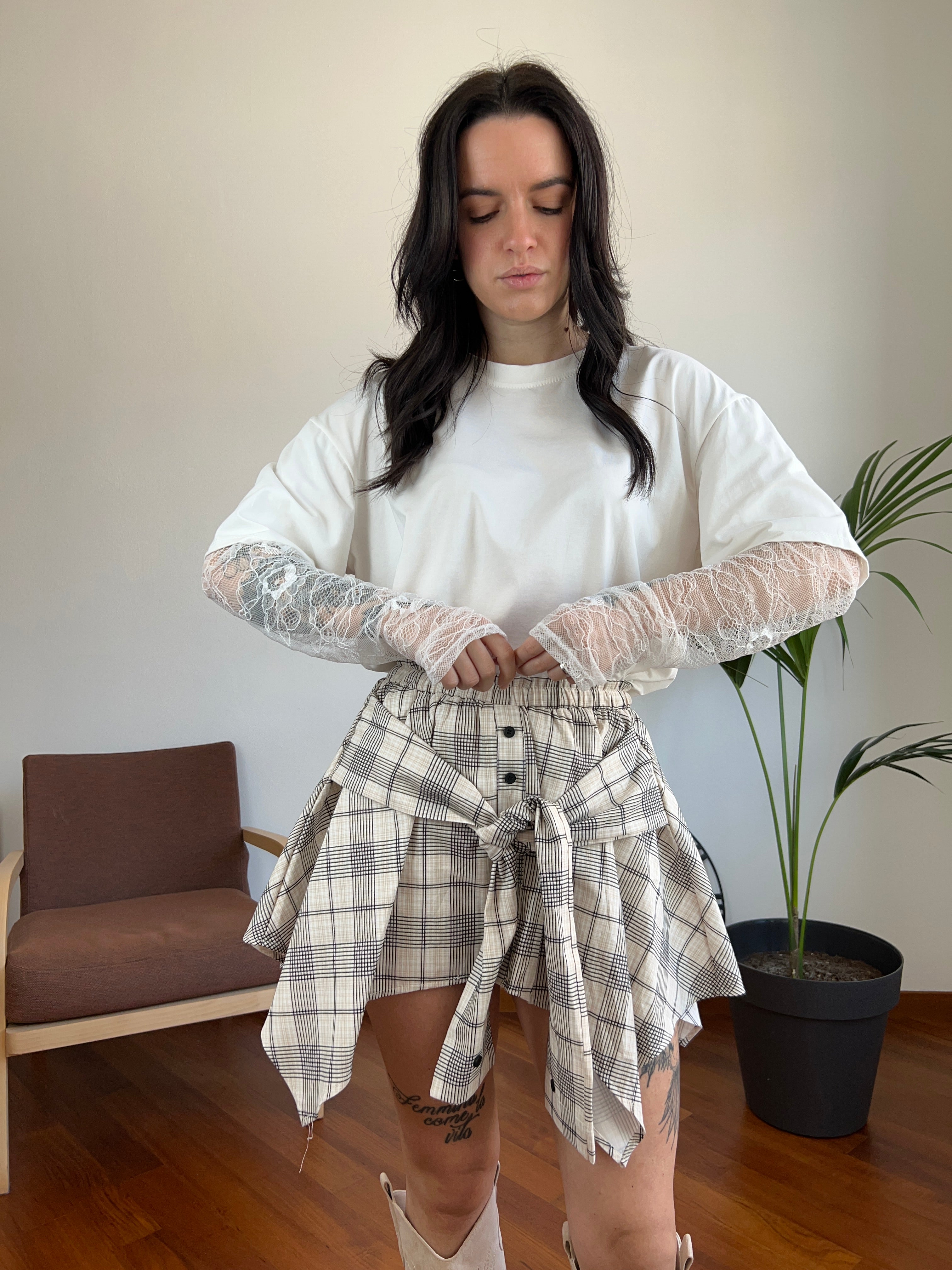 T-shirt pizzo