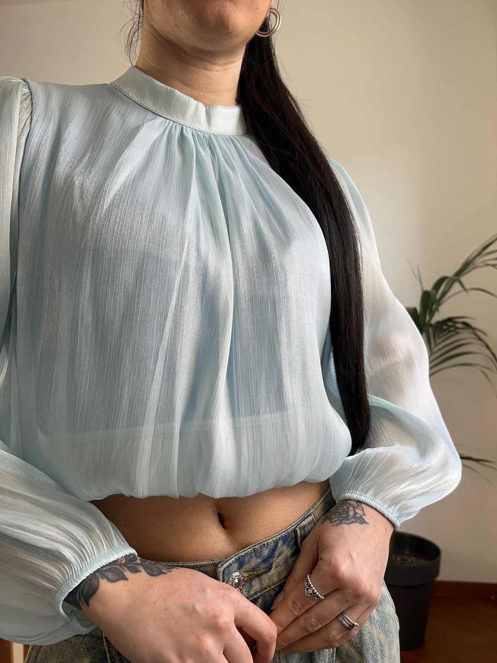 Camicia crop
