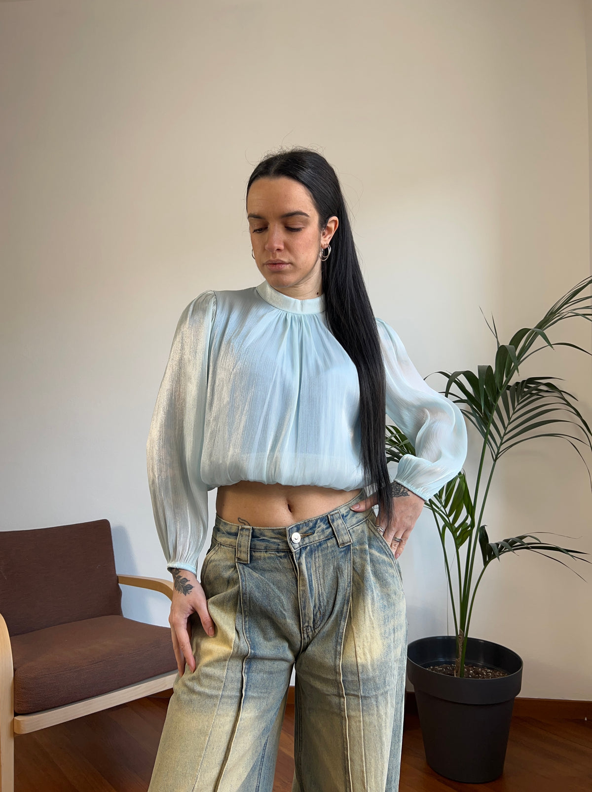 Camicia crop
