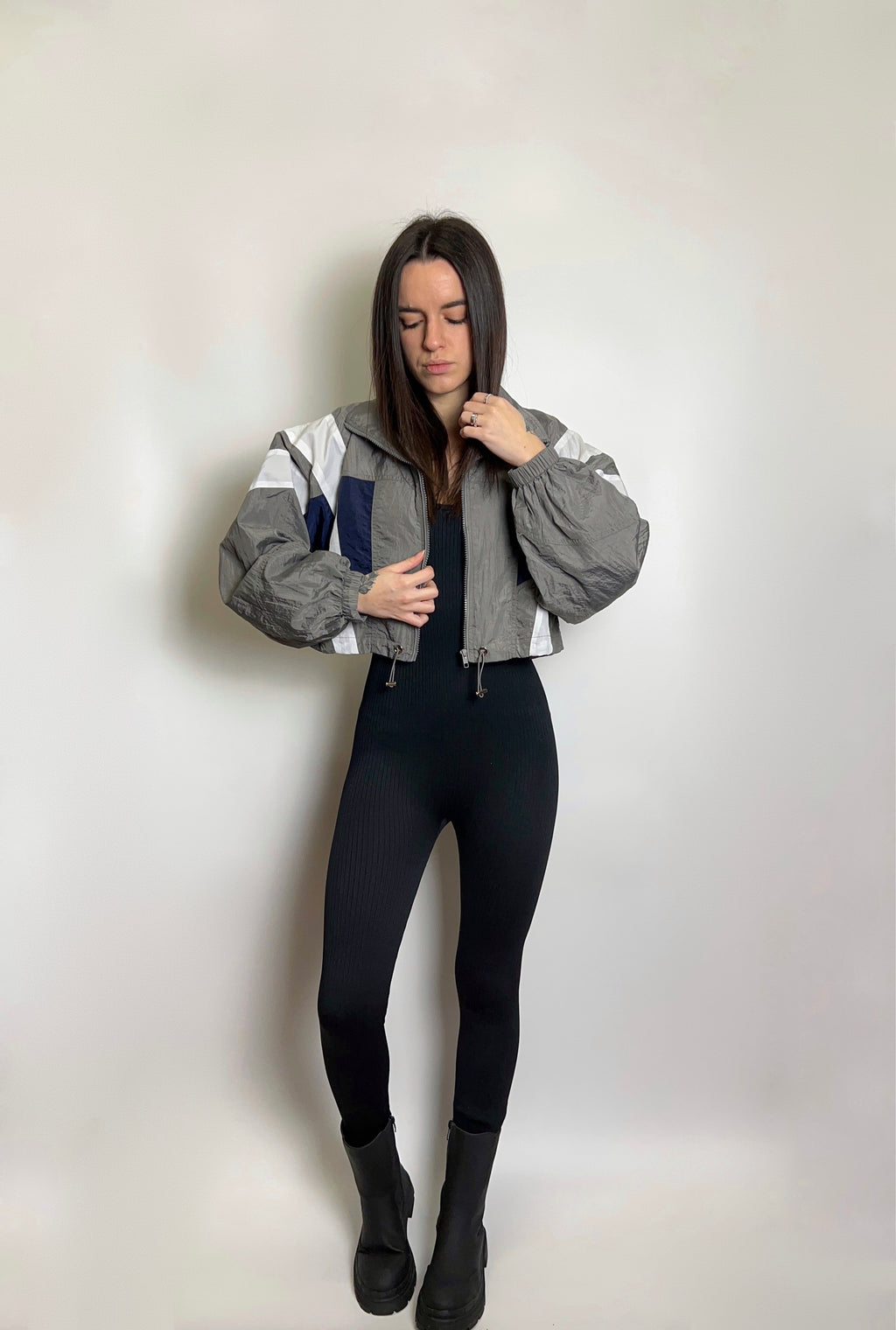 Giacca crop Lumina