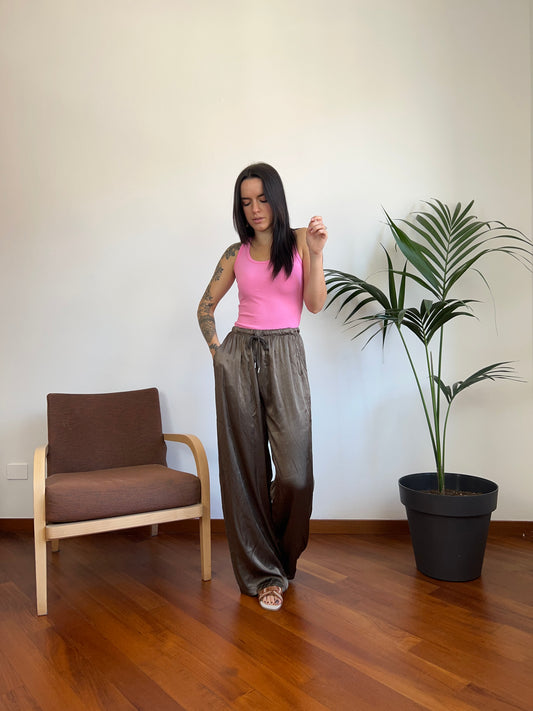 Pantalone in raso
