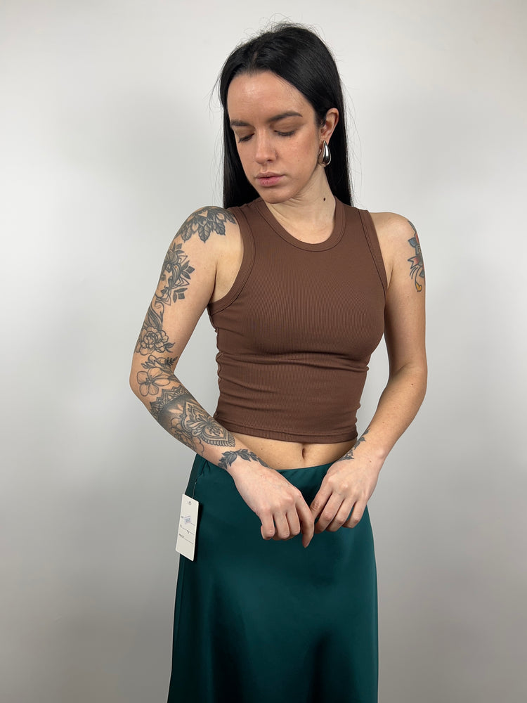 Crop top costine
