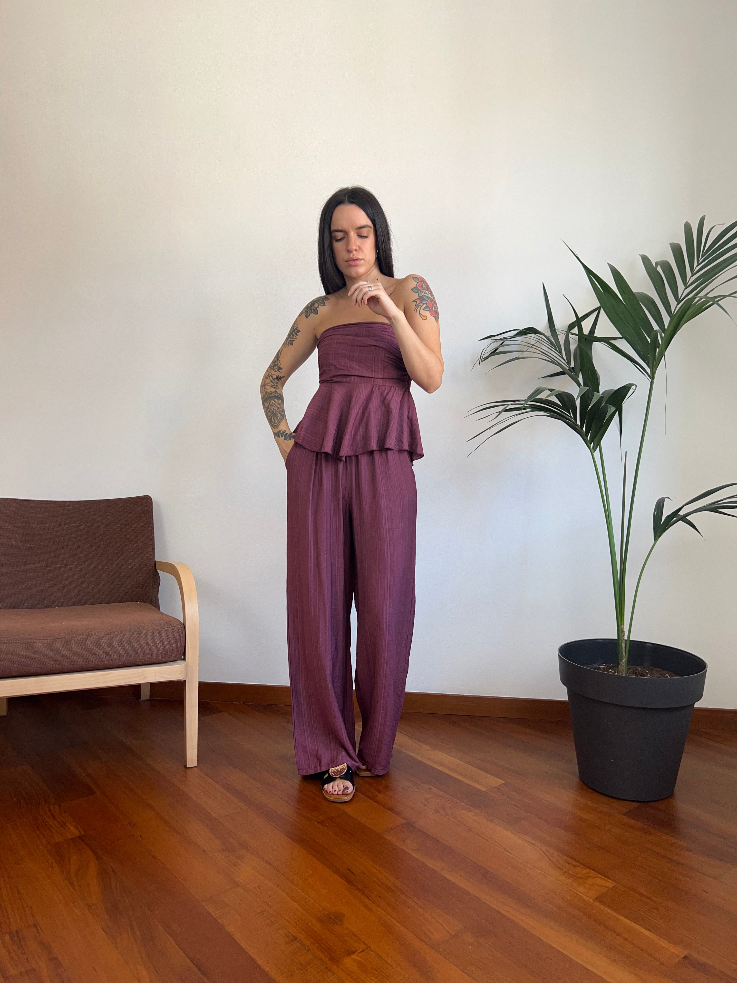 Coordinato Burgundy