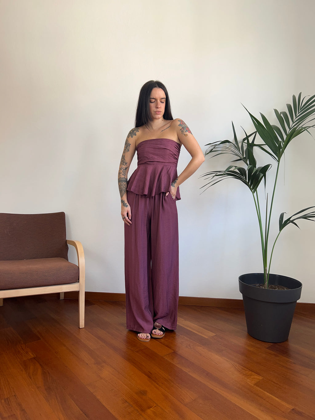Coordinato Burgundy