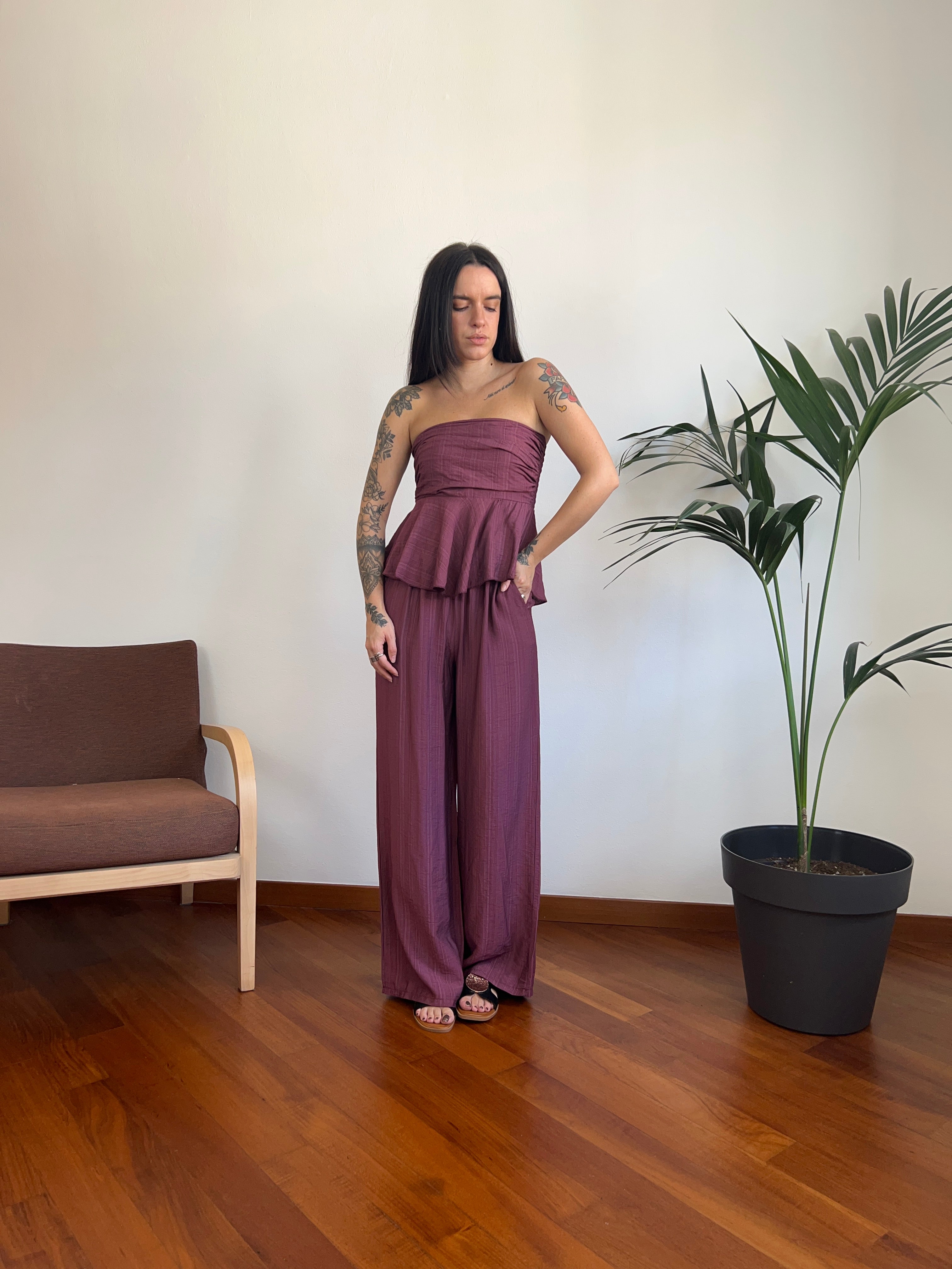 Coordinato Burgundy