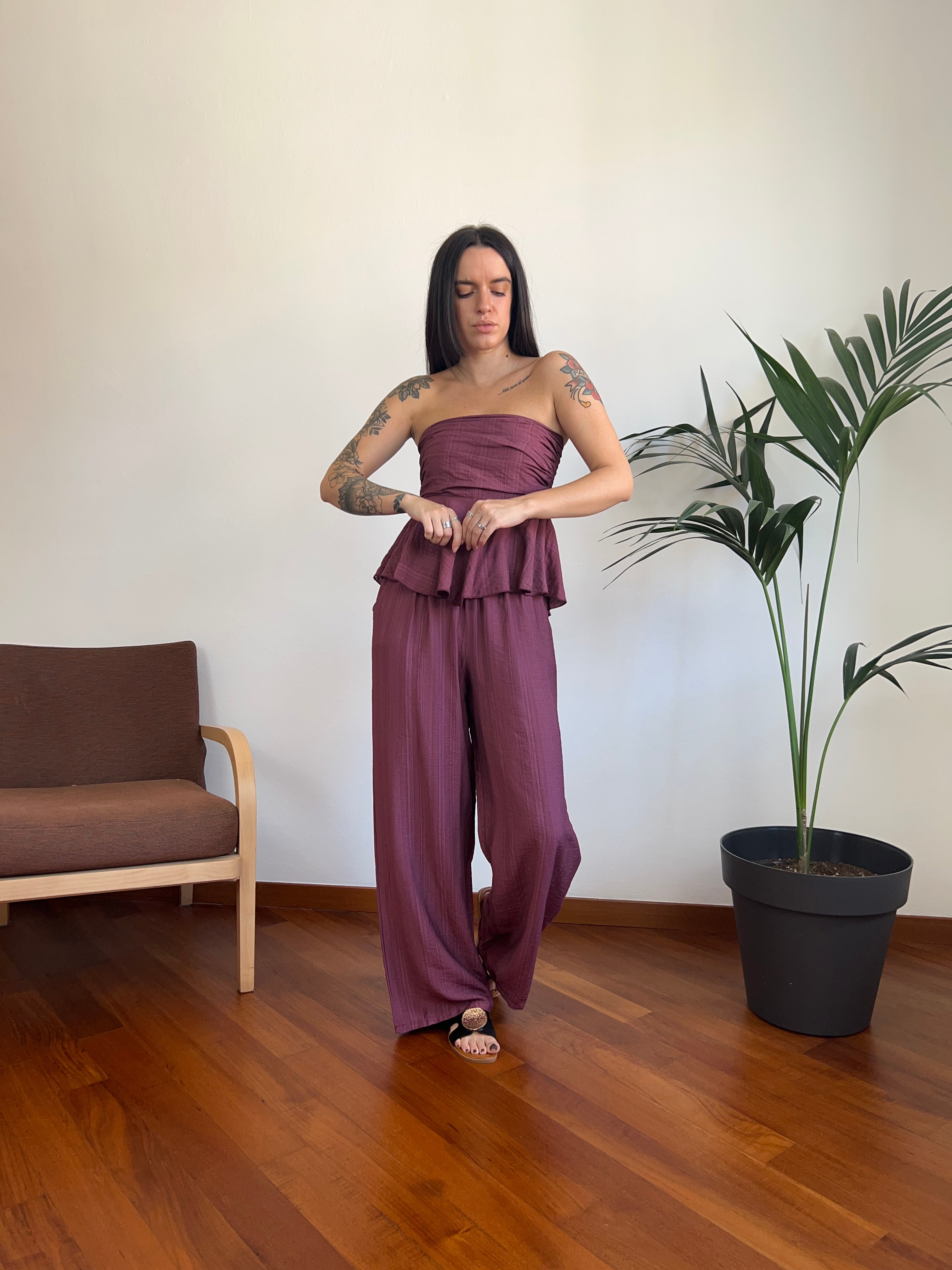 Coordinato Burgundy