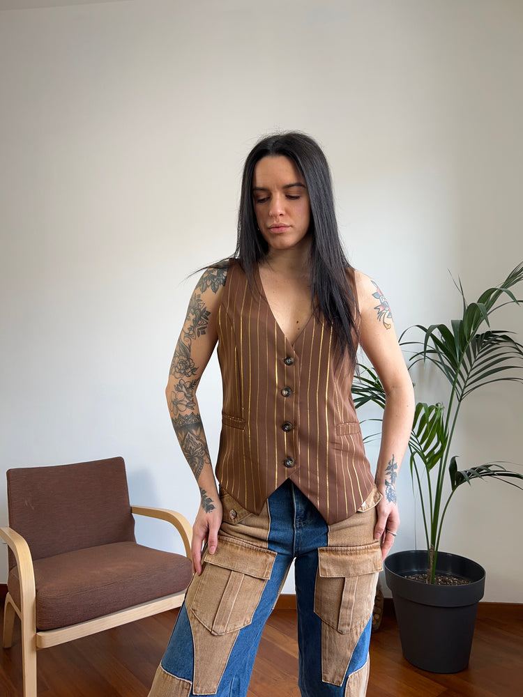 Gilet gessato